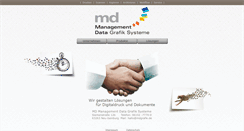 Desktop Screenshot of mdgrafik.de