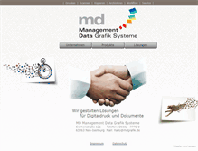 Tablet Screenshot of mdgrafik.de